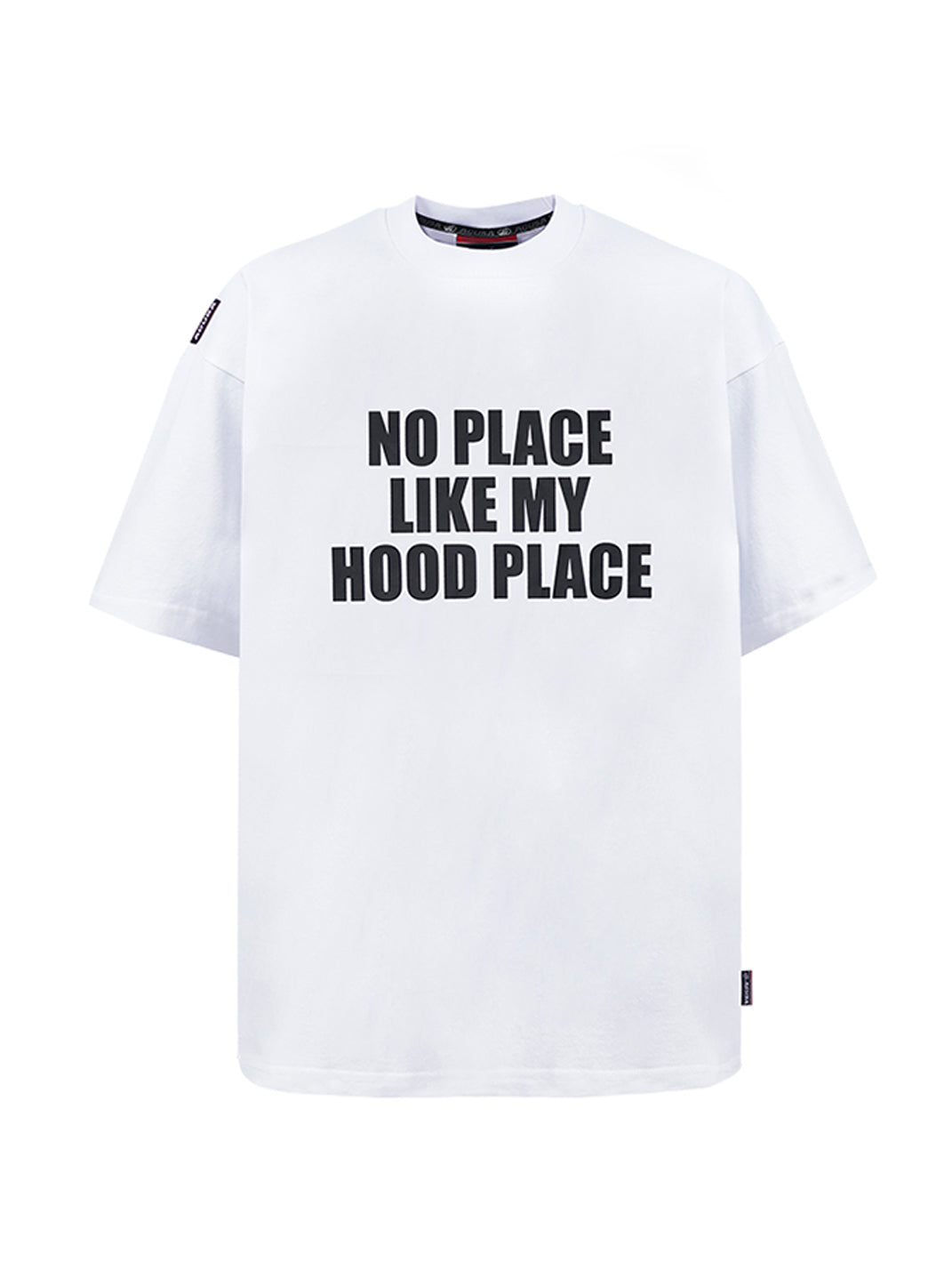 ACUSA | "NO PLACE LIKE MY HOOD PLACE" Oversized Cotton Tee - PSYLOS 1, ACUSA | "NO PLACE LIKE MY HOOD PLACE" Oversized Cotton Tee, Tops, ACUSA, PSYLOS 1